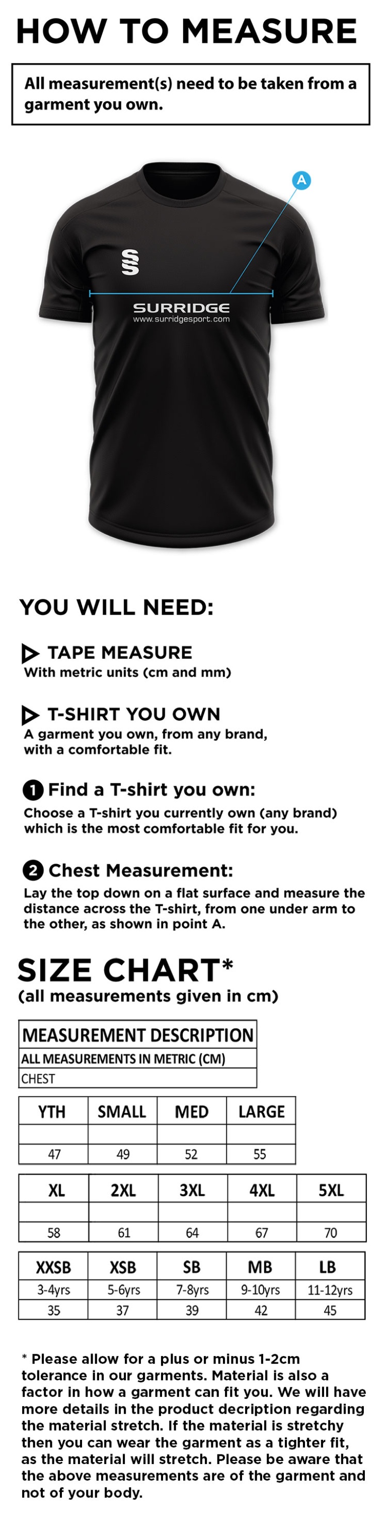brodsworth main cc Dual Games Shirt : Black - Size Guide