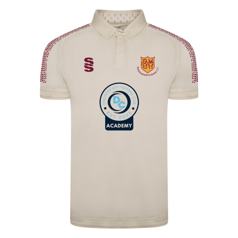brodsworth main cc FUSE SHORT SLEEVE CRICKET SHIRT - Mens / Juniors